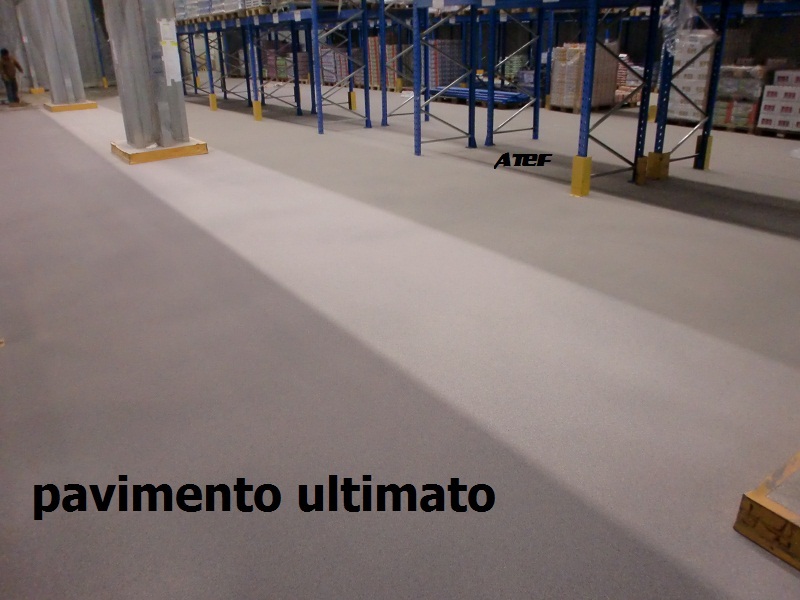 Immagine ..in meno di 48 ore, un pavimento nuovo ed agibile anche da mezzi pesanti. 