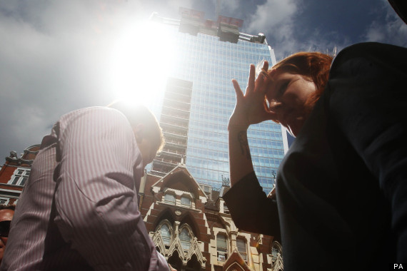 Immagine sul podio, al 3° posto troviamo: il Walkie Talkie Tower, Londra. 